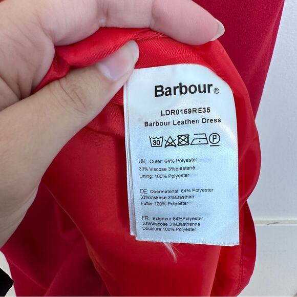 NWT Barbour Leathen Dress Tartan In Red 4 - Picture 5 of 8
